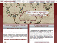 Tablet Screenshot of mon-arbre-genealogique.fr